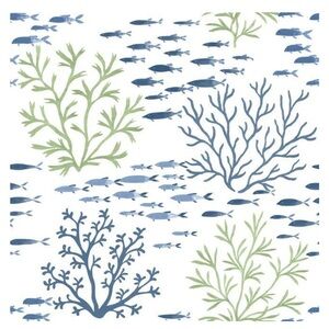 York Wallcoverings Marine Garden Wallpaper 1 double roll